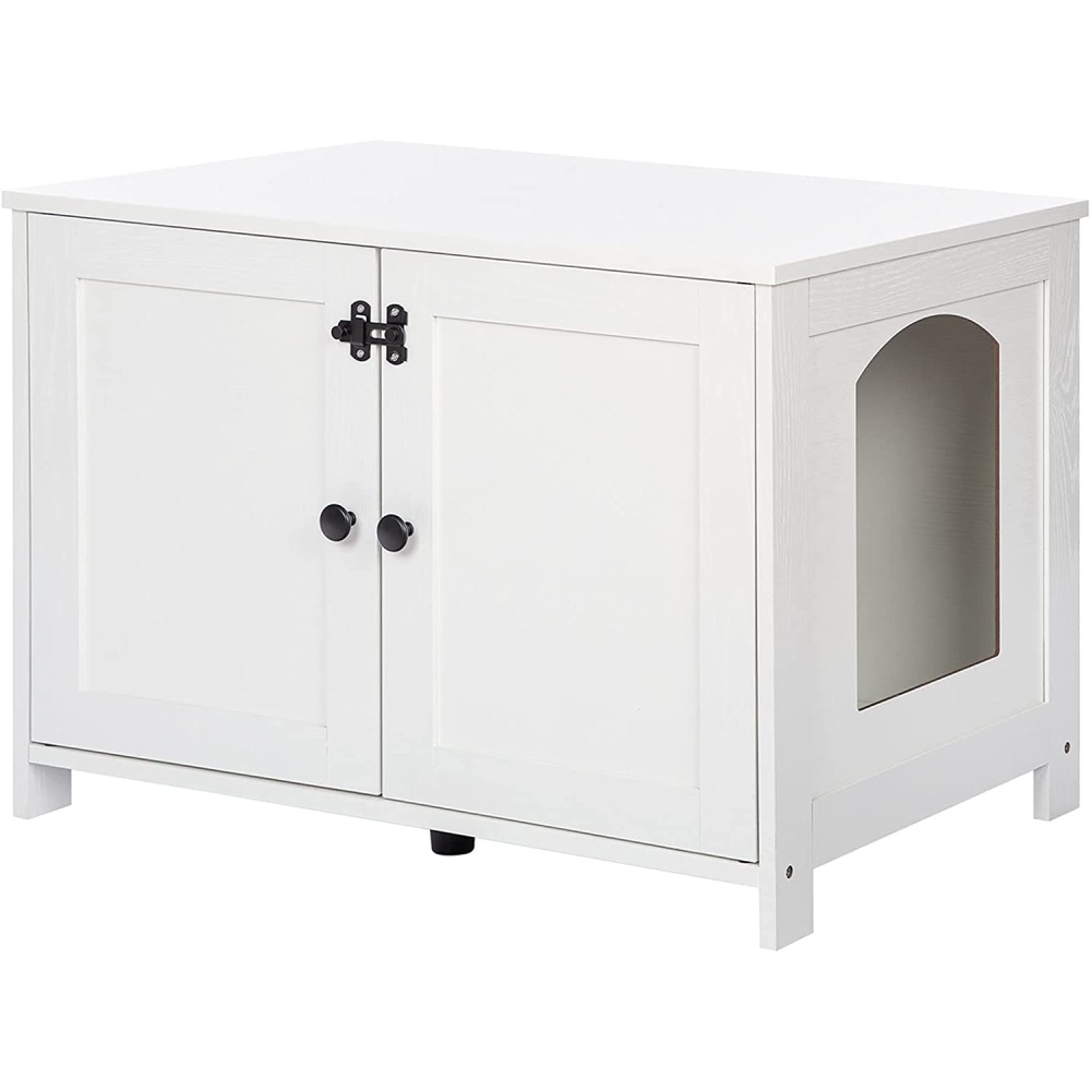 Cat Litter Box Furniture, Greige: image 3