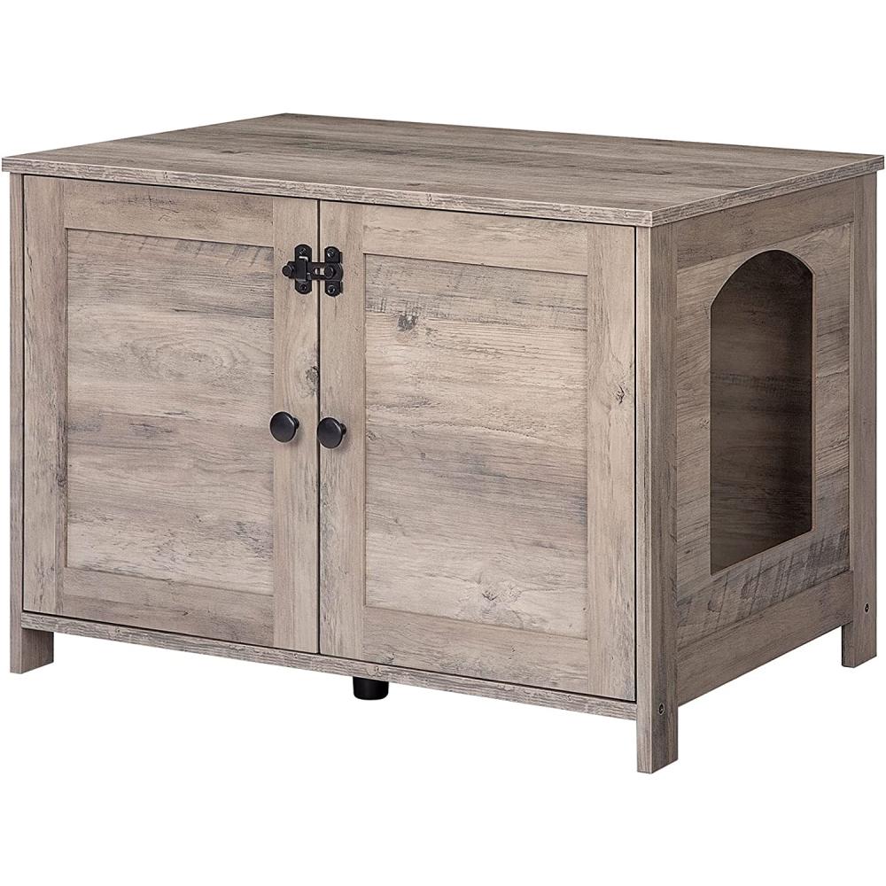 Cat Litter Box Furniture, Greige: image 4