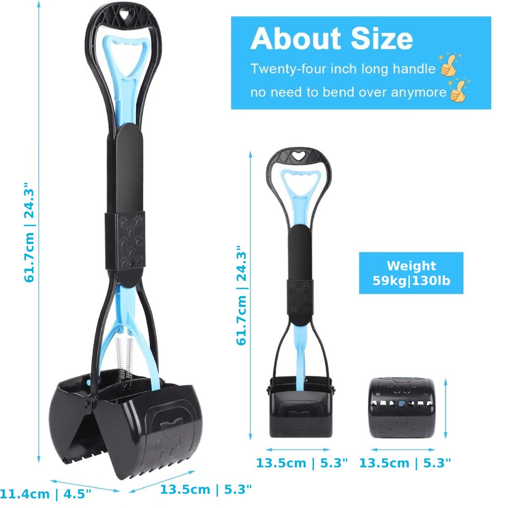 Pet Pooper Scooper, Blue: image 8