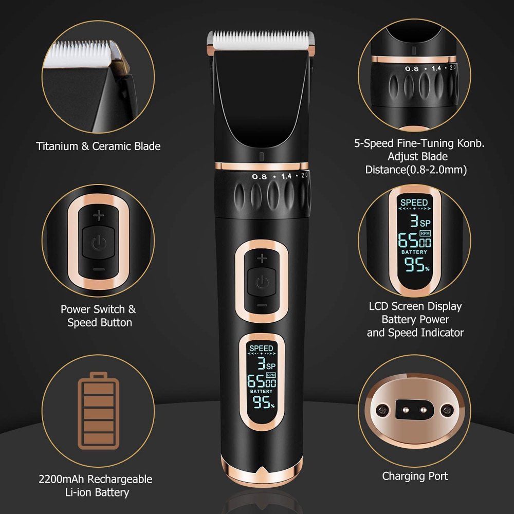 Dog Clippers, Black Silver: image 5