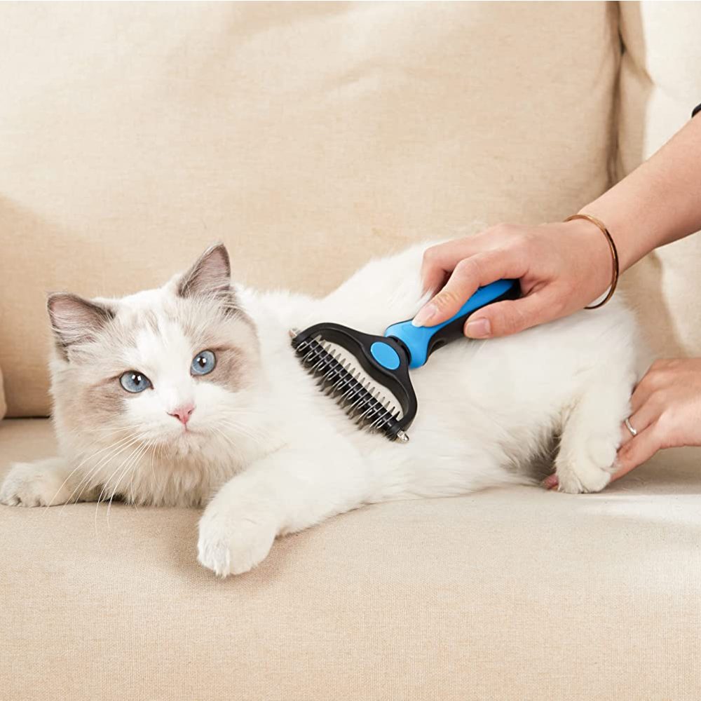 Pet Grooming Brush, White: image 2