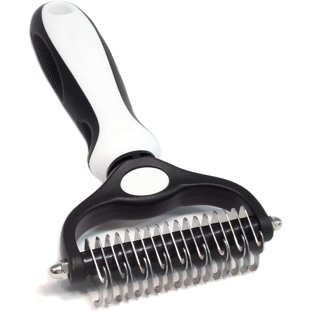 Pet Grooming Brush, White: image 3