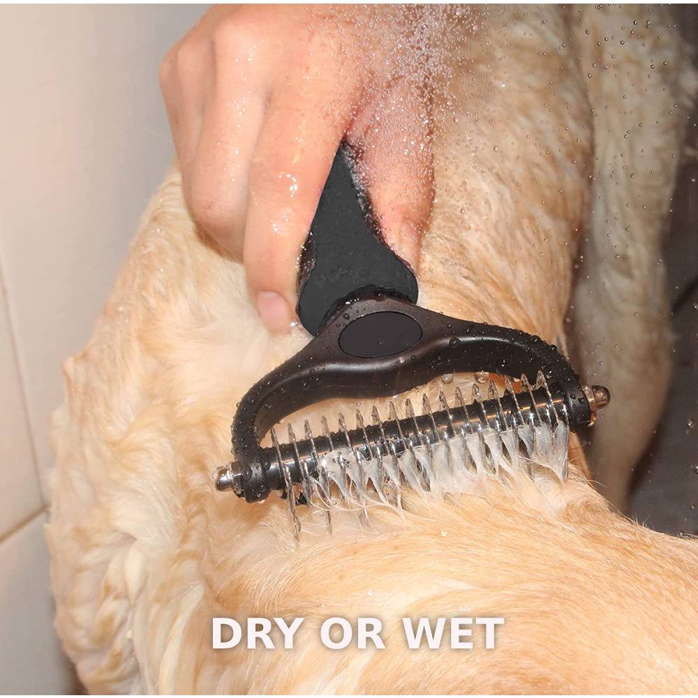 Pet Grooming Brush, White: image 10