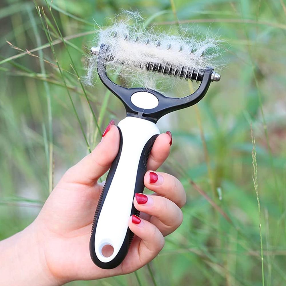 Pet Grooming Brush, White: image 12