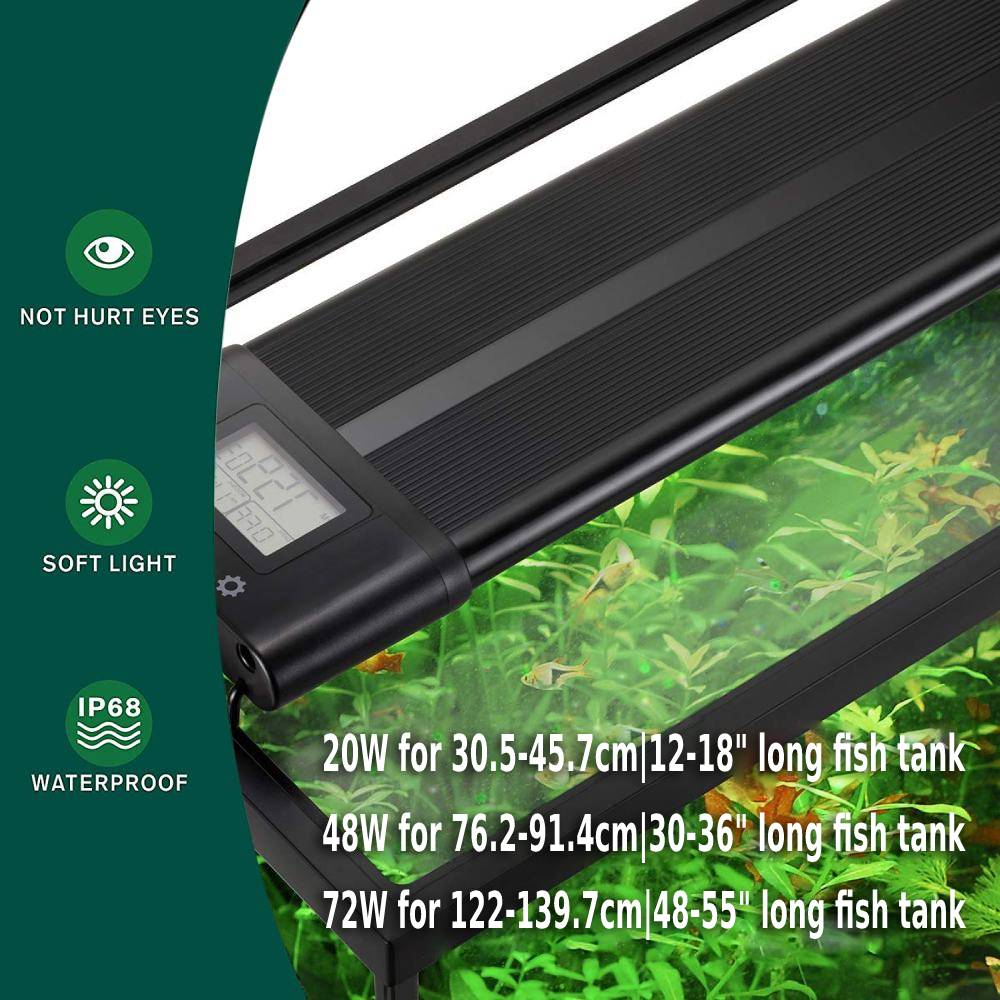 Plant Fish Tank Light, 72W 122 cm to 139.7 cm: image 11
