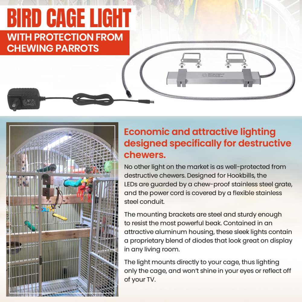 Bird Cage Light, Softbill Light, 61 cm (24 in): image 14
