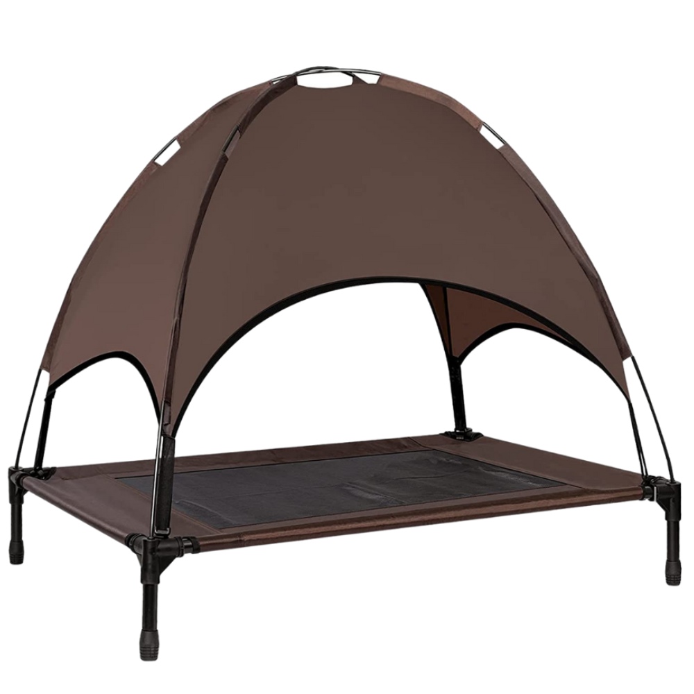 Dog Bed with Canopy | Elevated Dog Bed | Raised Pet Cot for Dogs and Cats 7 dog bed with canopy sale online
