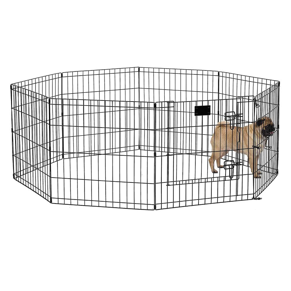 Metal Dog Exercise Pen | Foldable Pet Playpen | Outdoor Dog Play Pen 9 metal dog exercise pen